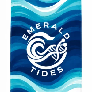 Emerald-Tides-XL-Blue-Beach-Towel